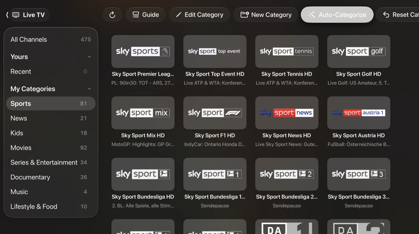 Your channels, your order